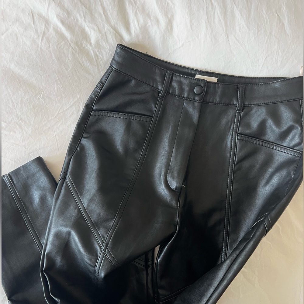 WILFRED Faux Leather Pants